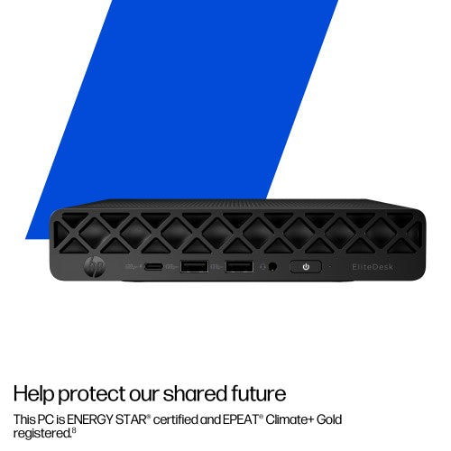 HP EliteDesk 8 Mini G1i AI Intel Core Ultra 9 285 64 GB DDR5-SDRAM 1 TB SSD Windows 11 Home Mini PC AI PC Black