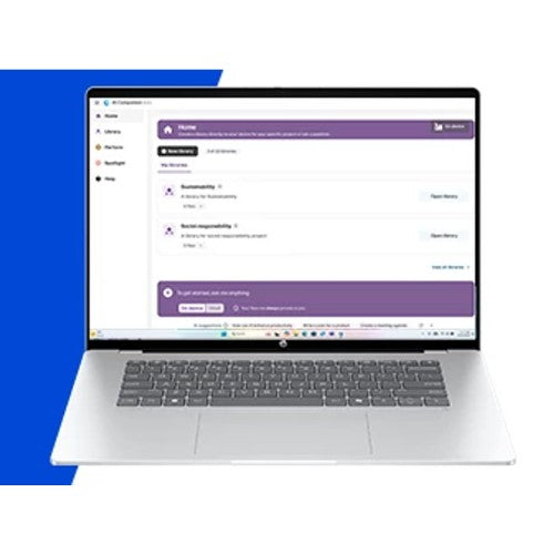 HP OmniBook 5 NGAI OmniBook 5 Next Gen AI 16-bf0001na Copilot+ PC Qualcomm Snapdragon X1P-42-100 Laptop 40.6 cm (16") 2K 32 GB LPDDR5x-SDRAM 1 TB SSD Wi-Fi 6E (802.11ax) Windows 11 Home Silver