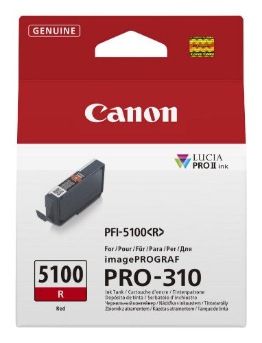 Canon 6958C001/PFI-5100R Ink cartridge red 969 Photos for Canon IPF PRO-310