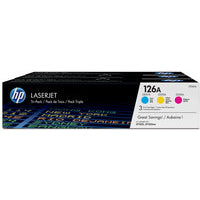 HP CF341A/126A Toner Rainbow-Kit (c,m,y), 3x1K pages ISO/IEC 19798 Pack=3 for HP LJ Pro CP 1025