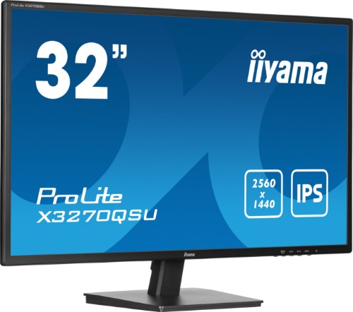 iiyama ProLite X3270QSU-B1 computer monitor 80 cm (31.5") 2560 x 1440 pixels Wide Quad HD LED Black