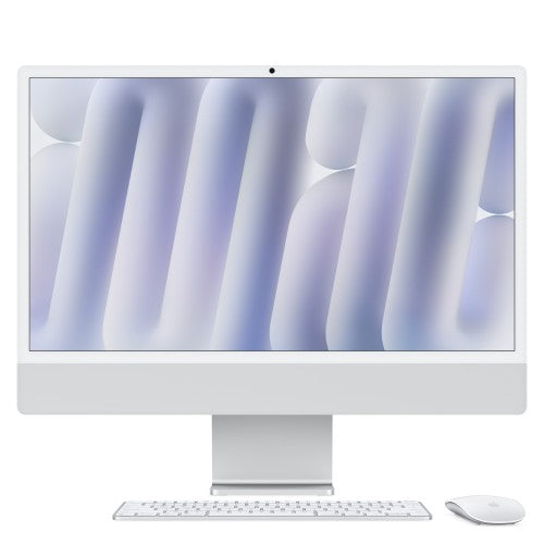 Apple iMac 24-inch with Retina 4.5K display: M4 chip with 10‑core CPU and 10‑core GPU, 16GB, 512GB SSD - Silver