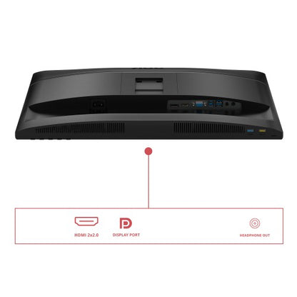 AOC U34E2M computer monitor 86.4 cm (34") 3440 x 1440 pixels Wide Quad HD Black