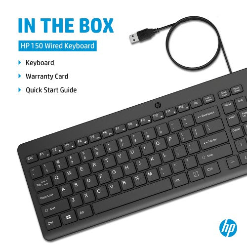 HP 150 Wired Keyboard