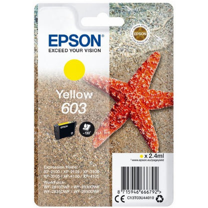 Epson C13T03U44010/603 Ink cartridge yellow, 130 pages 2,4ml for Epson XP 2100