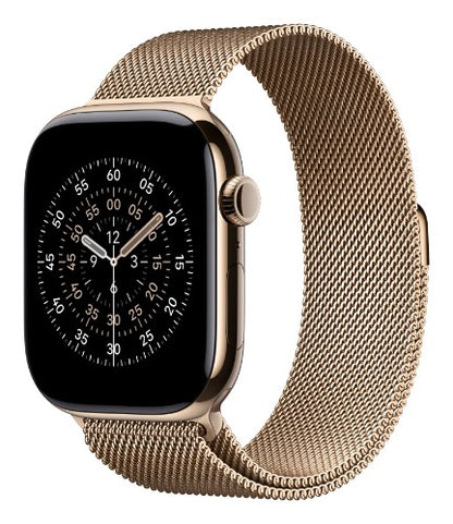 Apple 46mm Gold Milanese Loop - S/M