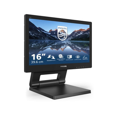 Philips 162B9T/00 computer monitor 39.6 cm (15.6") 1366 x 768 pixels HD LCD Touchscreen Black