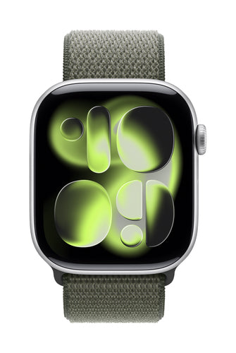 Apple MFFJ4ZM/A Smart Wearable Accessories Band Green Nylon, Recycled polyester, Spandex
