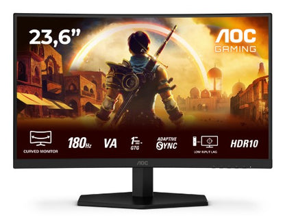 AOC G4 C24G42E computer monitor 59.9 cm (23.6") 1920 x 1080 pixels Full HD LED Black, Red