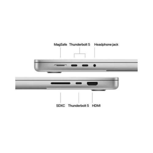 Apple MacBook Pro 16-inch : M4 Pro chip with 14‑core CPU and 20‑core GPU, 48GB, 512GB SSD - Silver