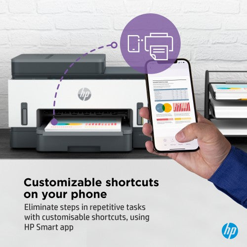 HP Smart Tank 7305 Wireless All-in-One Color Printer, Two-sided printing; Copier, Scanner