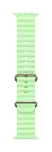 Apple Natural Titanium Finish Band Green Fluoroelastomer, Titanium