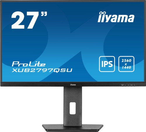 iiyama ProLite XUB2797QSU-B2 computer monitor 68.6 cm (27") 2560 x 1440 pixels Quad HD LED Black