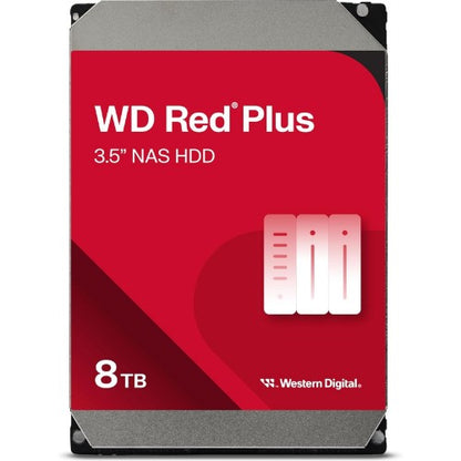 Western Digital Red Plus internal hard drive 8 TB 5640 RPM 256 MB 3.5" Serial ATA III