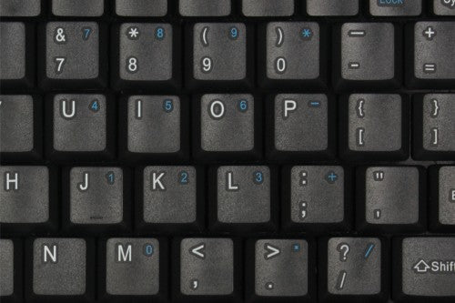 Adesso SlimTouch 410 - Mini Touchpad Keyboard (Black, USB)