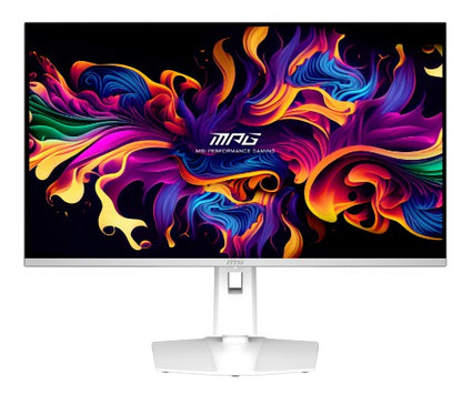 MSI MPG 321URXW QD-OLED computer monitor 80 cm (31.5") 3840 x 2160 pixels 4K Ultra HD White