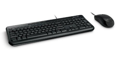 Microsoft Wired Desktop 600, DE keyboard Mouse included USB QWERTZ Black