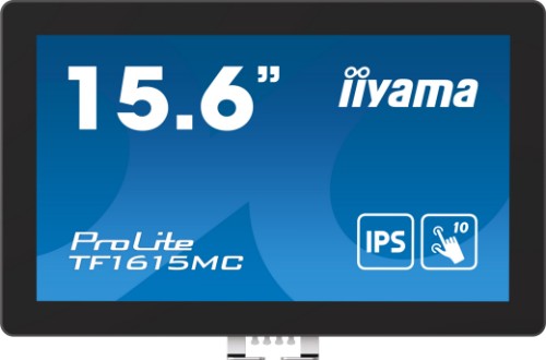 iiyama ProLite TF1615MC-B1 computer monitor 39.6 cm (15.6") 1920 x 1080 pixels Full HD Touchscreen Black