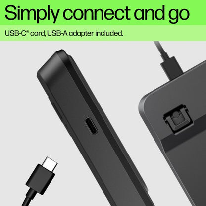 HP 400 Backlit Wired Keyboard