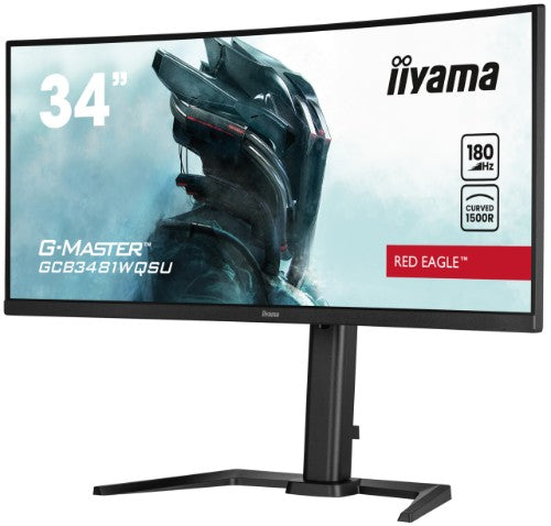 iiyama G-MASTER GCB3481WQSU-B1 computer monitor 86.4 cm (34") 3440 x 1440 pixels UltraWide Quad HD LCD Black