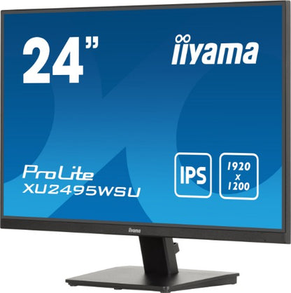 iiyama ProLite XU2495WSU-B7 computer monitor 61 cm (24") 1920 x 1200 pixels WUXGA LED Black