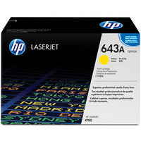 HP Q5952A/643A Toner cartridge yellow, 10K pages/5% for HP Color LaserJet 4700