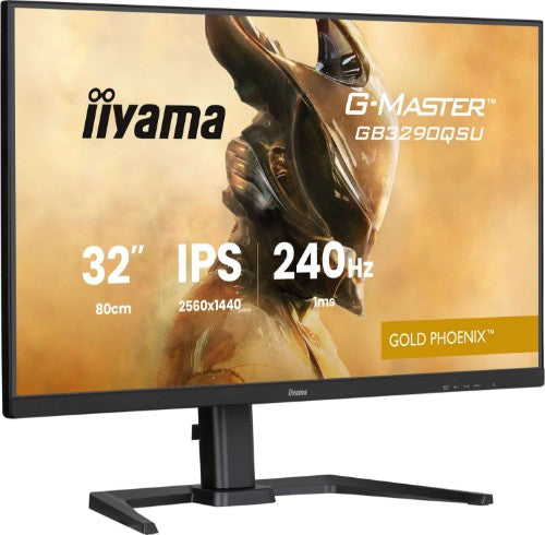 iiyama G-MASTER GB3290QSU-B1 computer monitor 80 cm (31.5") 2560 x 1440 pixels Quad HD LED Black