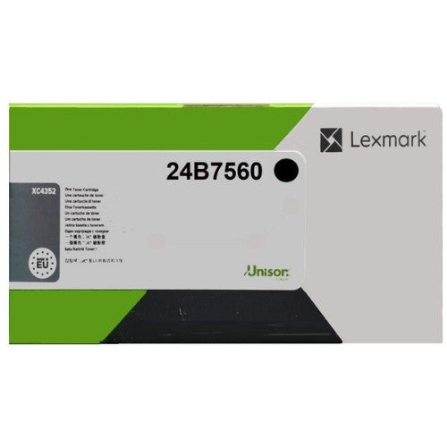 Lexmark 24B7560 Toner-kit black Project, 26K pages ISO/IEC 19752 for Lexmark XC 4352