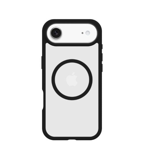 OtterBox React MagSafe Series for Apple iPhone Air, Black Crystal, transparent/black