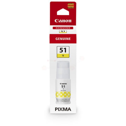 Canon 4548C001/GI-51Y Ink bottle yellow, 7.7K pages 70ml for Canon Pixma G 1520/1530/3590
