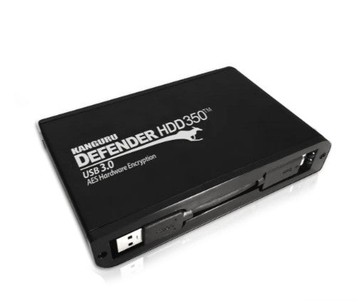 iStorage Kanguru Defender HDD350 5 TB| Secure External Hard Drive| FIPS 140-2 Certified | AES-XTS 256-bit Hardware Encryption | Optional Remote Management | 2.5" External |SATA II 3Gbps | TAA Compliant