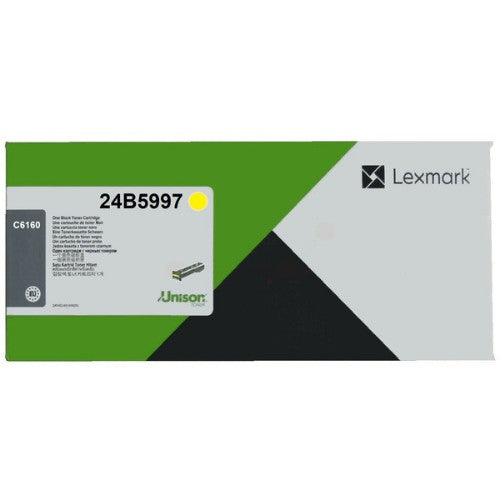 Lexmark 24B5997 Toner cartridge yellow, 20K pages/5% for Lexmark C 6160