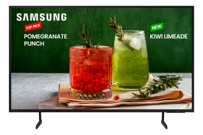 Samsung BE65D-H Digital signage flat panel 165.1 cm (65") LED Wi-Fi 4K Ultra HD Black Tizen 16/7