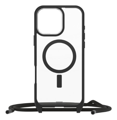 OtterBox React Necklace Series for MagSafe for iPhone 16 Pro Max, Black Crystal