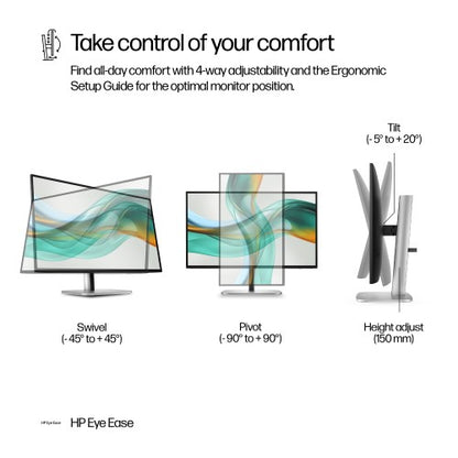 HP Series 5 Pro 27 inch QHD USB-C Monitor - 527pu