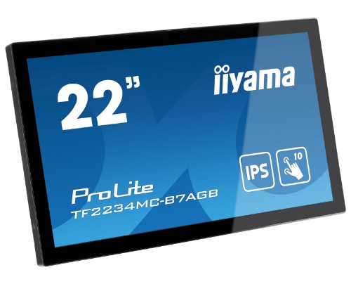 iiyama ProLite TF2234MC-B7AGB computer monitor 54.6 cm (21.5") 1920 x 1080 pixels Full HD LED Touchscreen Multi-user Black