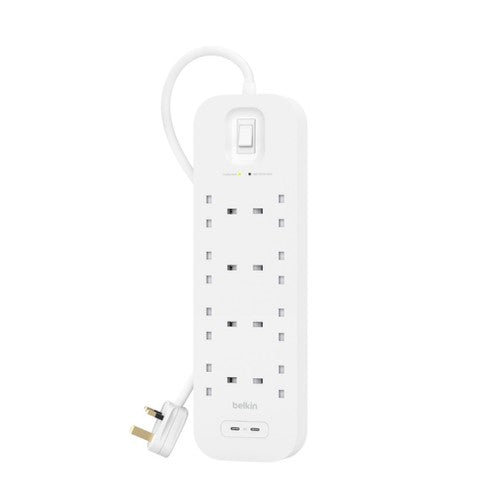 Belkin SRB004af2M White 8 AC outlet(s) 2 m