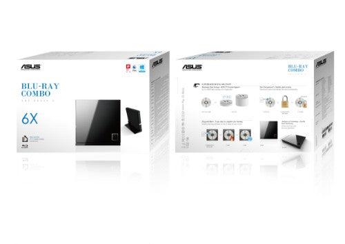 ASUS SBC-06D2X-U optical disc drive Blu-Ray DVD Combo Black