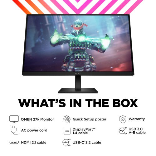 OMEN by HP 27 inch UHD 144Hz Gaming Monitor - OMEN 27k
