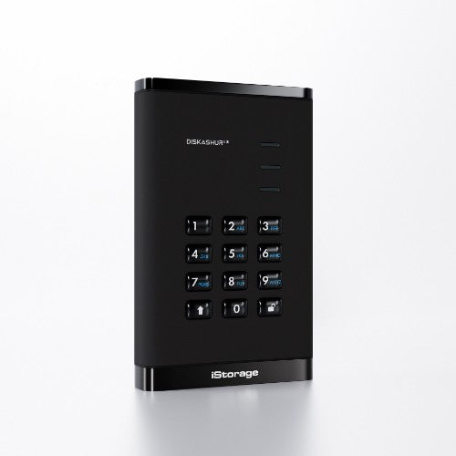 iStorage diskAshur³ SSD 2TB Black | Secure Portable Solid State Drive | FIPS 140-3 Level 3 Complaint |Common Criteria EAL 5+ | PIN protected | AES-XTS 256-bit hardware encryption | GDPR, TAA Compliant | Dust/Water Resistant |