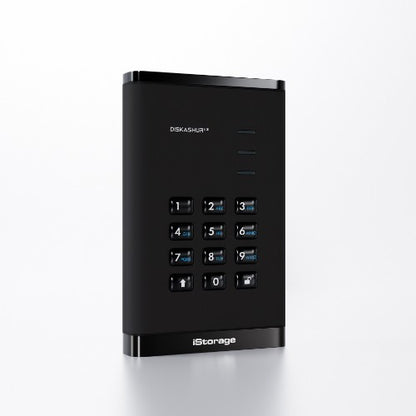 iStorage diskAshur³ SSD 512GB Black | Secure Portable Solid State Drive | FIPS 140-3 Level 3 Complaint |Common Criteria EAL 5+ | PIN protected | AES-XTS 256-bit hardware encryption | GDPR, TAA Compliant | Dust/Water Resistant |