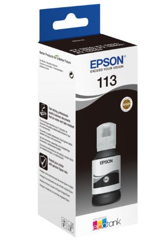 Epson C13T06B140/113 Ink bottle black, 7.5K pages 127ml for Epson ET-M 16600/5150/5800