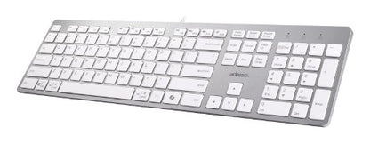 Adesso AKB-730UW keyboard Home/Office USB QWERTY UK International White