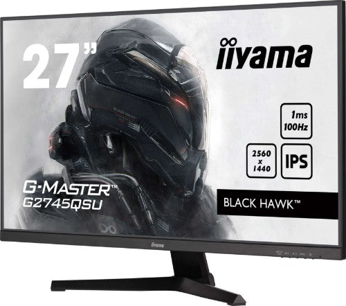 iiyama G-MASTER G2745QSU-B2 computer monitor 68.6 cm (27") 2560 x 1440 pixels Wide Quad HD LED Black