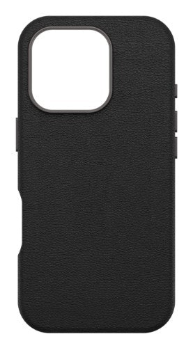 OtterBox Symmetry Series Cactus Leather for MagSafe for iPhone 16 Pro, Noir Ash