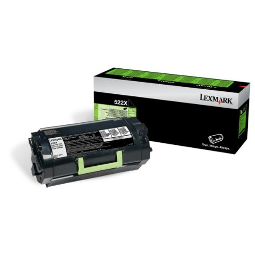Lexmark 52D2X0E/522X Toner-kit black extra High-Capacity return program, 45K pages ISO/IEC 19798 for Lexmark MS 811