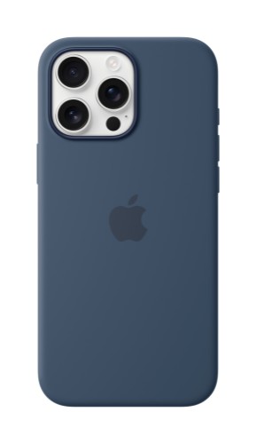 Apple iPhone 16 Pro Max Silicone Case with MagSafe - Denim