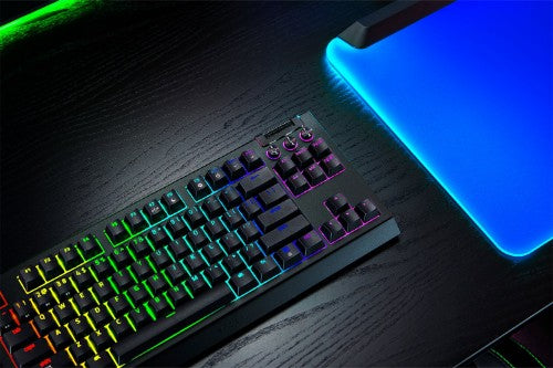 Razer BlackWidow V4 Tenkeyless HyperSpeed keyboard Gaming USB + RF Wireless + Bluetooth QWERTY UK International Black