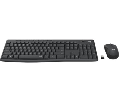 Logitech 920-009794 keyboard Mouse included Office RF Wireless QWERTZ German Graphite