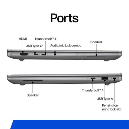 HP ZBook Ultra G1a Copilot+ PC AMD Ryzen AI Max PRO 380 Mobile workstation 35.6 cm (14") WUXGA 16 GB LPDDR5x-SDRAM 512 GB SSD Wi-Fi 7 (802.11be) Windows 11 Pro AI Workstation, AI PC Silver